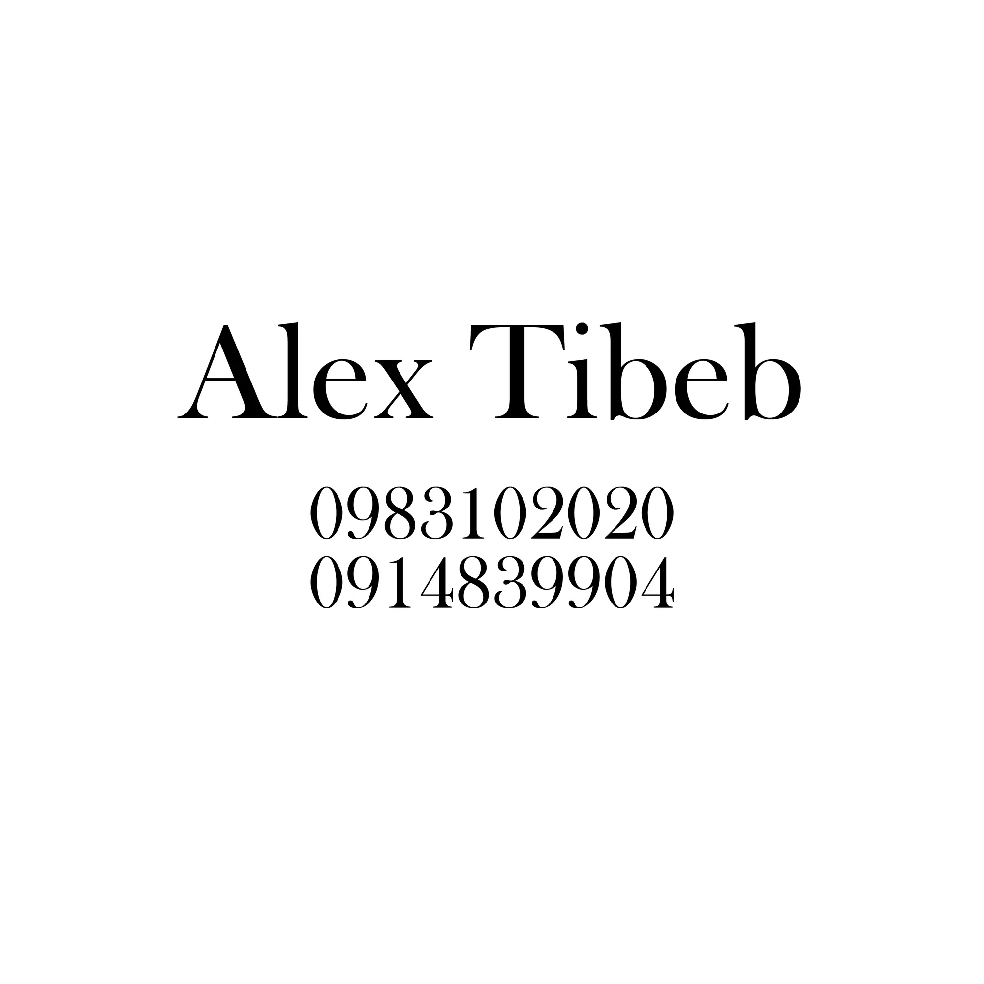 Alex Tibeb